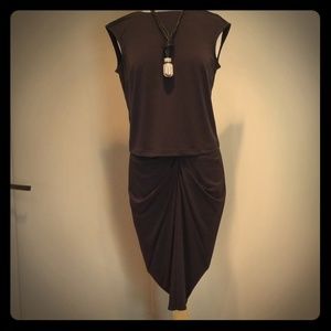 Two piece, polyester Jersey cocktail outfit